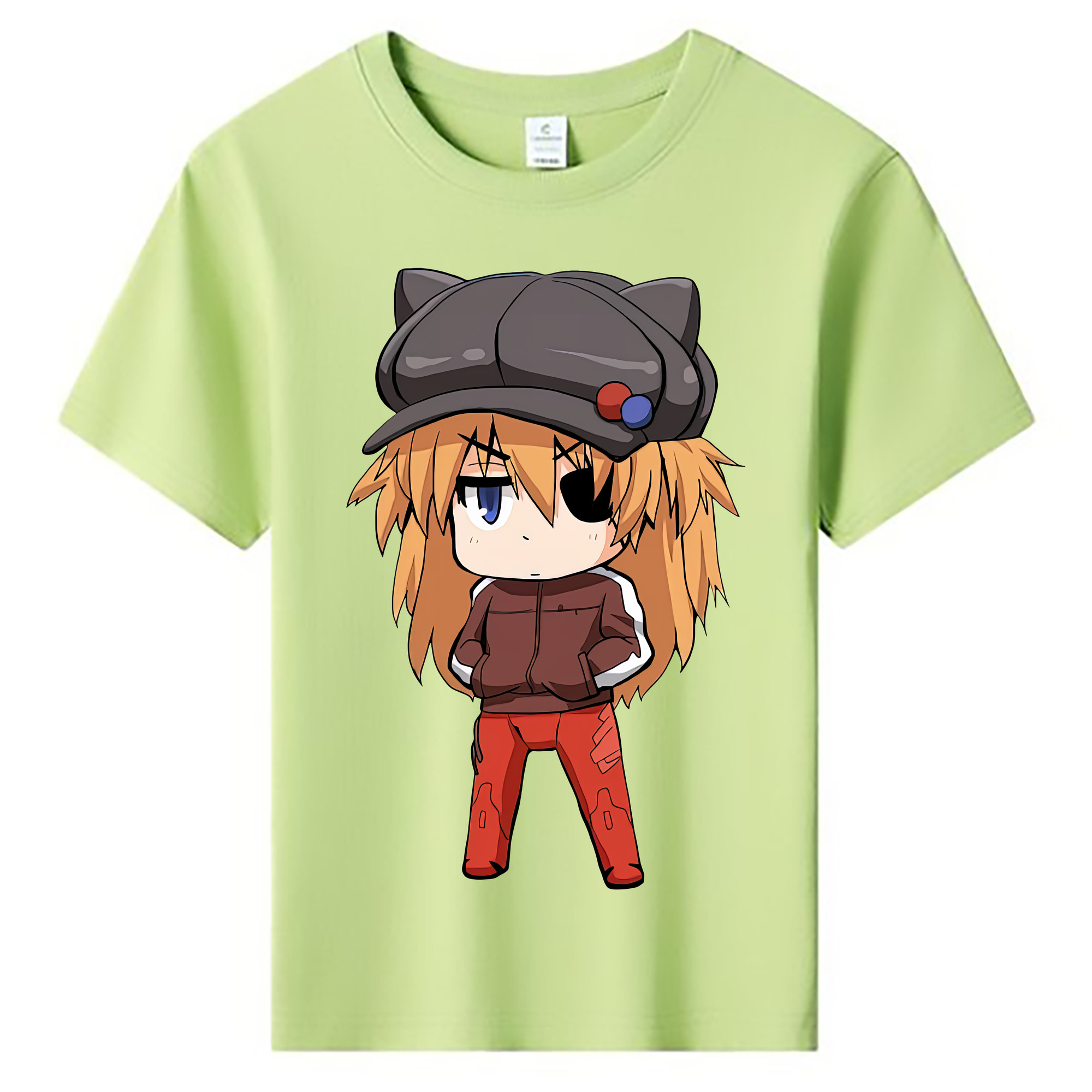 （画像用） EVA 新世紀エヴァンゲリオン 綿100％キッズTシャツ（フロントプリント）